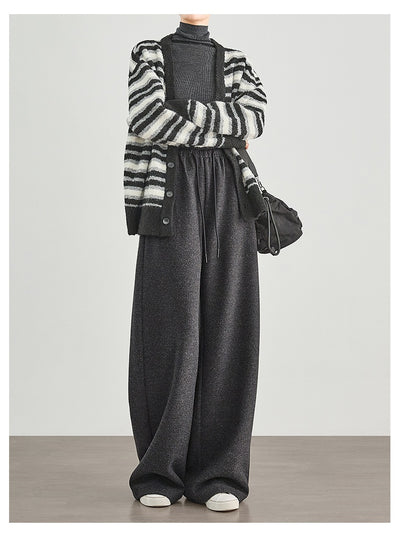 Pantalones de Jogger en Tweed Estampado - Mezcla de Lana Confortable - Image 26