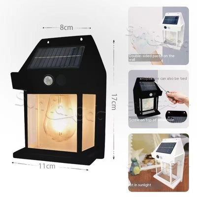 Lámpara Solar de Pared para Jardín con Sensor de Movimiento - Resistente al Agua - Image 8