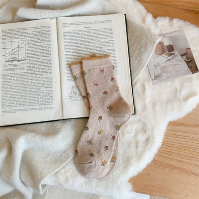 Calcetines de Lana Gruesa para Invierno Serie Amarilla con Cashmere Talla S - Image 14
