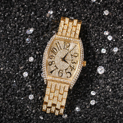 Reloj de Esfera Tonneau Grandes Diamantes - Image 15