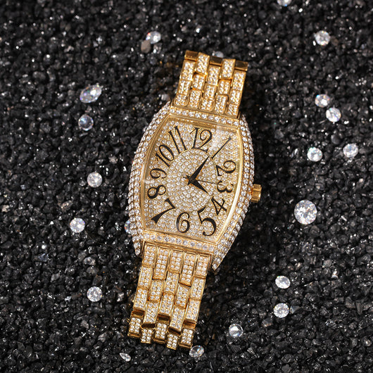Reloj de Esfera Tonneau Grandes Diamantes - Image 15