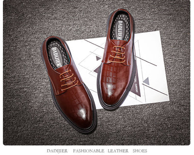 Zapatos Casuales de Cuero Genuino Británicos para Hombre - Tallas Grandes - Image 18