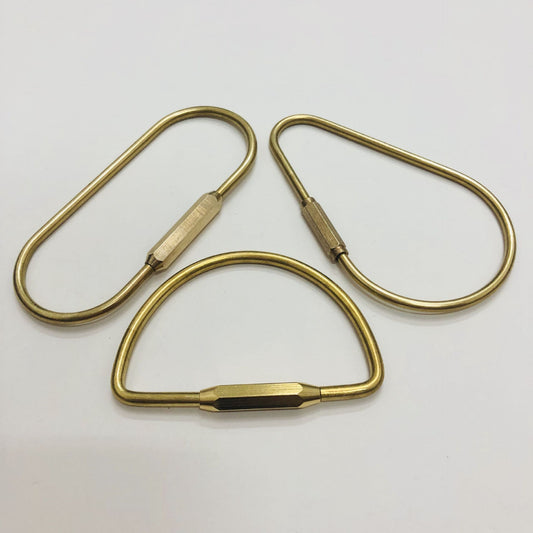 Organizador de Llaves Retro Dorado con Hebilla de Cobre Puro para Automóvil - Image 2