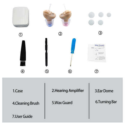 Audífono Invisible Inalámbrico Q10 - Amplificador de Sonido Mini Ajustable - Image 16