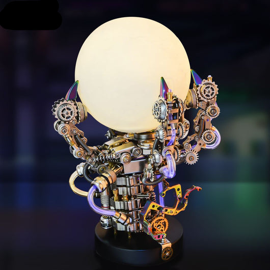 Lámpara Garra de Dragón Tigre Mecánica - Modelo 3D Acero Inoxidable