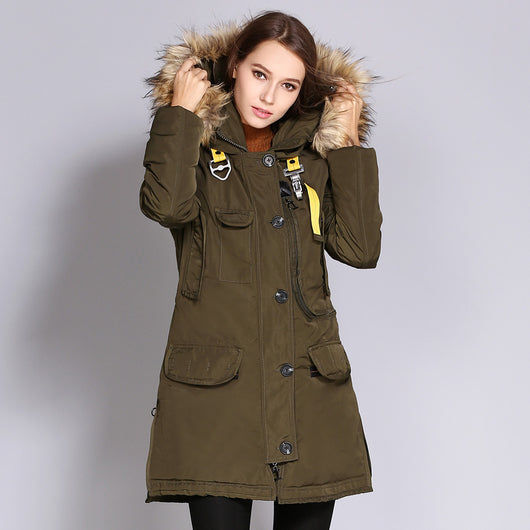 Chaqueta Acolchada Multibolsillos con Estilo Personalizado para Mujer - Image 4