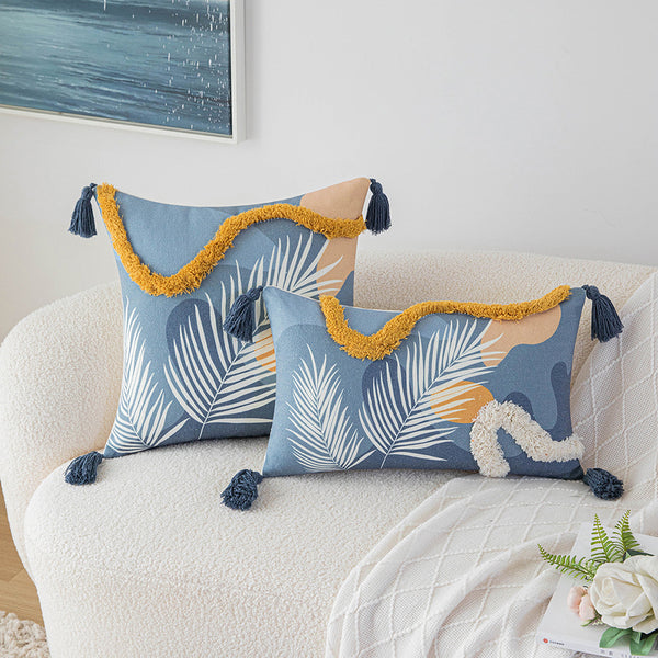 Funda de Almohada Decorativa Morandi con Textura Acolchada - Image 4