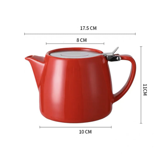 Tetera de Cerámica de Gran Capacidad Resistente al Calor Intenso con Tapa - Image 17