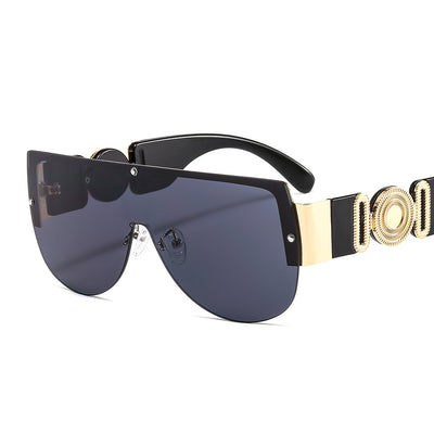 Gafas de Sol Retro Clásicas de Una Pieza - Image 15