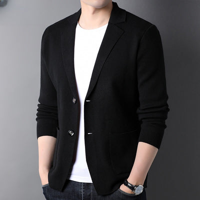 Suéter Blazer de Punto Lana Hombre Estilo Coreano - Image 5