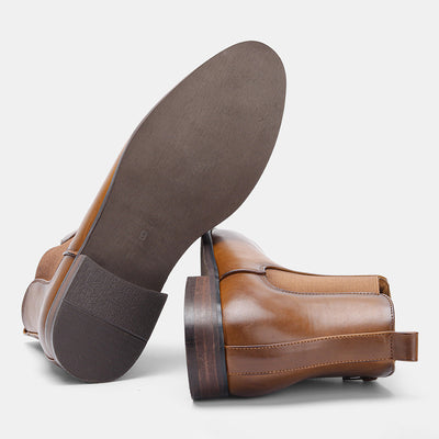 Botas Chelsea Talla Grande para Hombre - Diseño Clásico en Madera Natural - Image 20