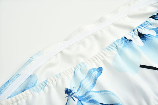 Conjunto Estampado Crop Top y Short - Diseño Moderno Vientre Descubierto - Image 10