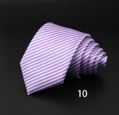 Corbata de Rayas Clásica Británica para Hombre - Image 11