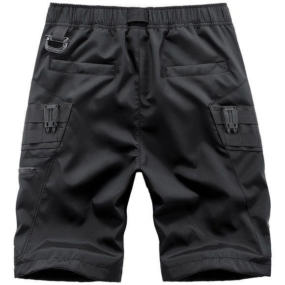 Calças Masculinas Esportivas Casuais Soltas com Vários Bolsos