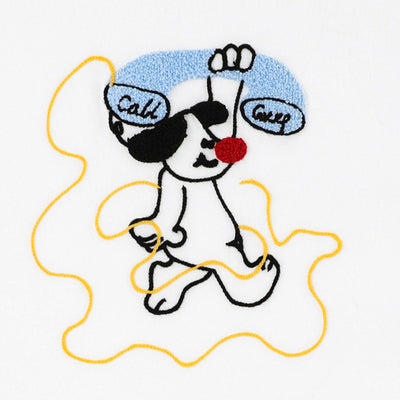 Camiseta Manga Corta con Bordado de Cachorro para Hombre - Image 11
