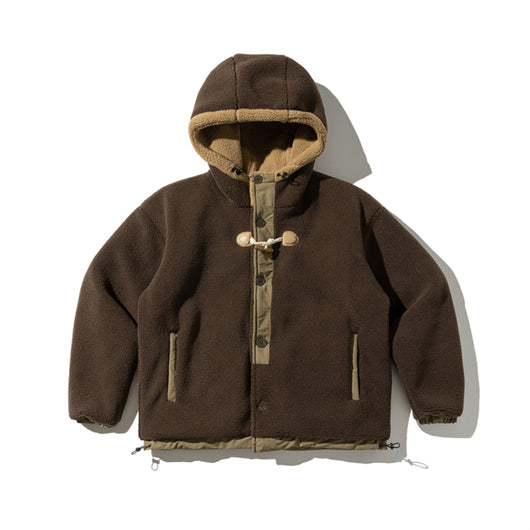 Abrigo Acolchado Retro Japonés con Botones de Cuerno para Hombre y Mujer - Image 3
