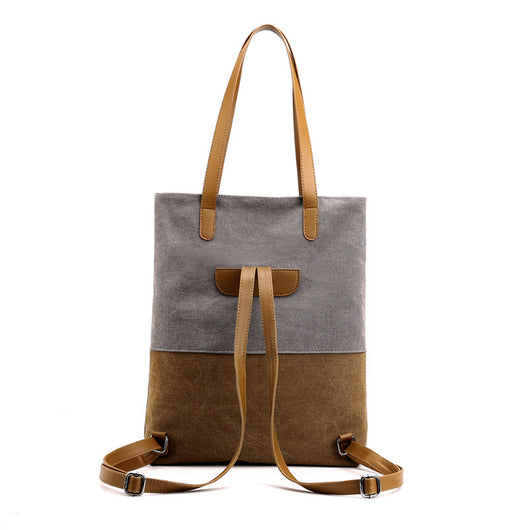 Mochila Convertible de Lona para Viajes y Uso Diario - Image 13