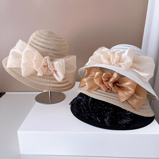 Sombrero de Paja Ligero con Protección Solar Transpirable para Mujer