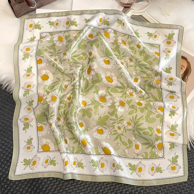 Pañuelo de Seda 70x70 Estilo Coreano - Versátil y Elegante - Image 10