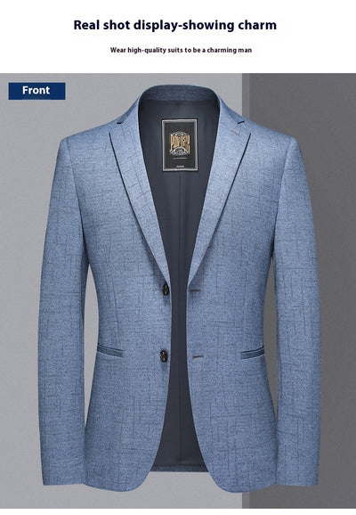 Blazer Ejecutivo de Color Sólido para Hombre - Image 8