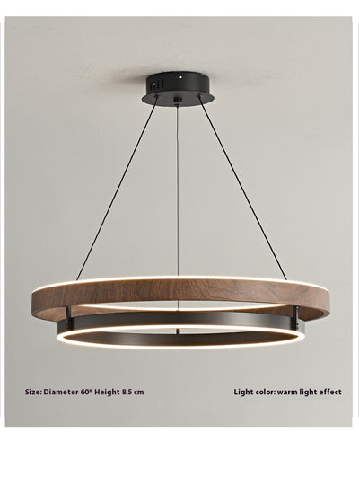 Lámpara de Techo Minimalista Moderna con Acabado Madera Italiana - Image 18