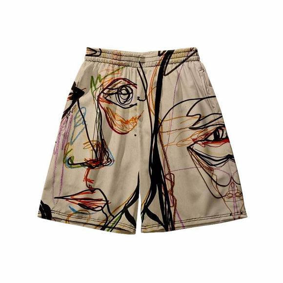 Shorts Casuales para Hombre Elemento Pop