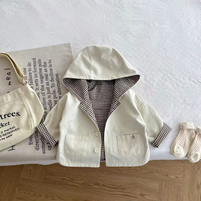 Abrigo Impermeable con Capucha Estilo Coreano para Niños - Image 4