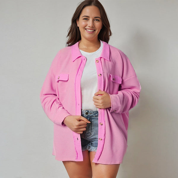 Chaqueta Camisa de Moda Europea y Americana para Mujer