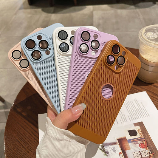 Funda Transparente con Diseño Calado y Etiquetas Personalizables