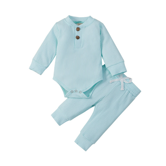 Conjunto de Enterizo y Pantalón de Cuello Alto para Niños y Niñas - Image 7