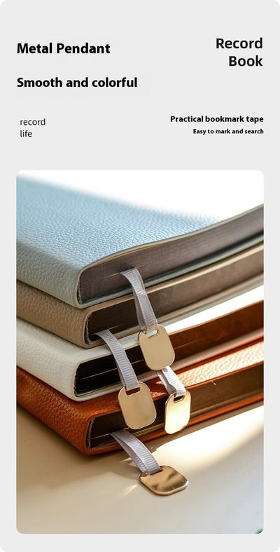 Cuaderno de Cuero Suave con Patrón Litchi - Image 40