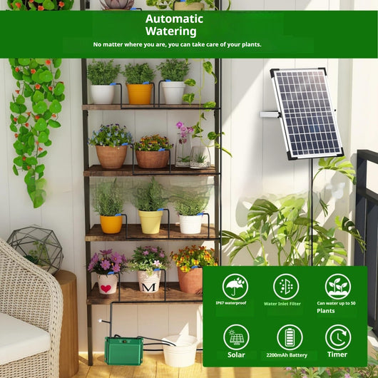 Kit de Riego Automático Solar con Temporizador Inteligente - Image 10