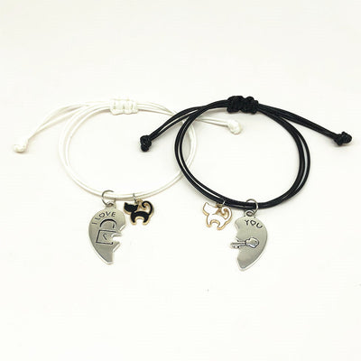 2 Pulseras Personalizadas para Parejas de Gatitos - Image 4