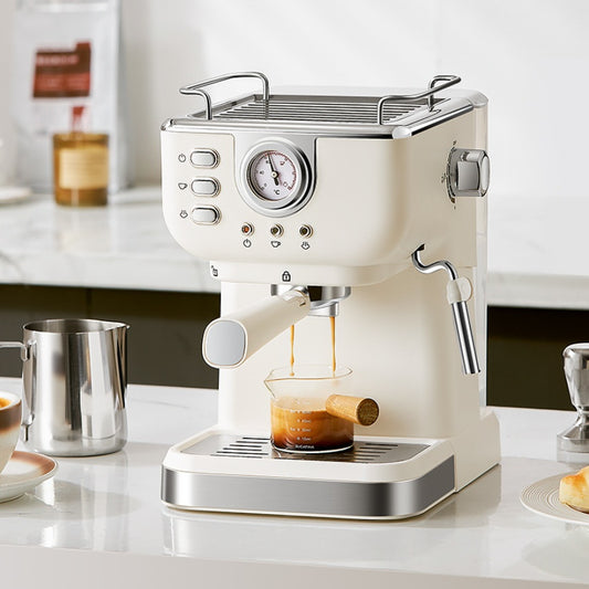 Cafetera Espresso Semiautomática Italiana de Vapor Concentrado