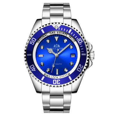 Reloj Automático Mecánico Luminoso de Acero Inoxidable con Esfera Multicolor - Image 12