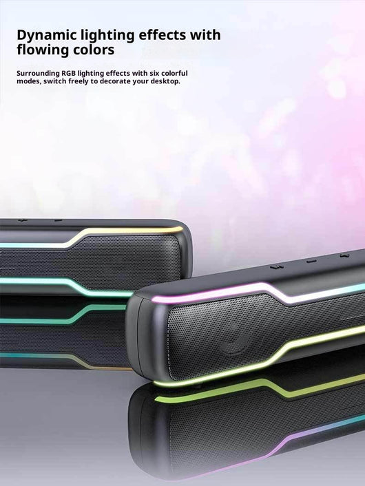 Parlante Bluetooth con Tira LED RGB y Lector de Tarjetas - Image 11
