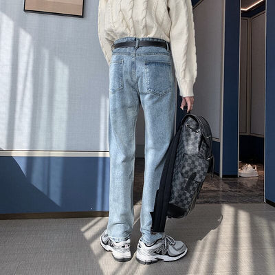 Jeans Azules Clásicos Holgados para Hombre - Image 11