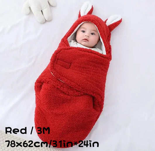 Saco de Dormir para Bebé Recién Nacido en Fleece Suave - Envoltorio Térmico Unisex con Soporte para la Cabeza - Image 31