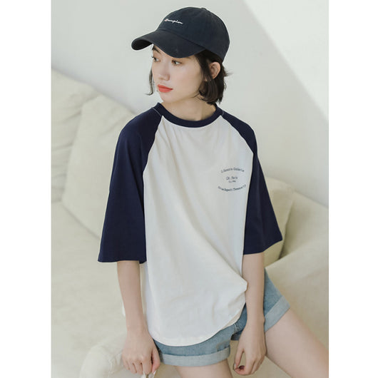 Blusa Suelta de Contraste para Mujer - Diseño Exclusivo Verano - Image 8