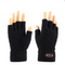 Guantes Hombre Medios Dedos Táctiles Cálidos Tejidos