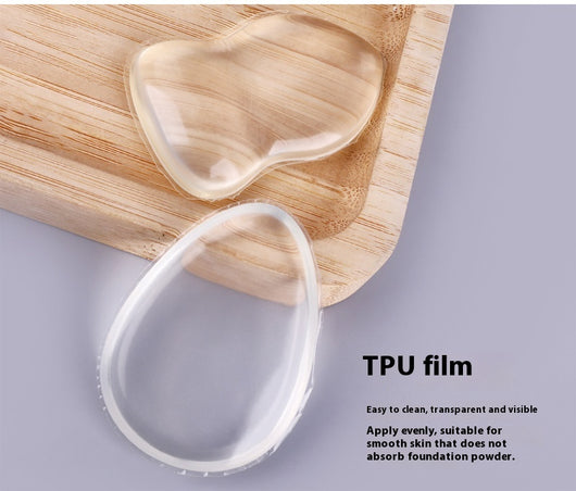 Esponja de Silicona Gota de Agua Transparente para Maquillaje - Image 18
