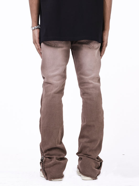 Jeans Casuales Hombre con Cierre Lateral y Bordes Desgastados - Image 9