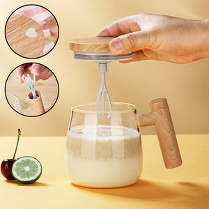Taza Mezcladora Automática de Café 400ML con Agitador Eléctrico