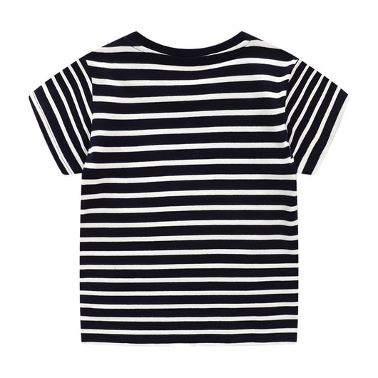 Camiseta Infantil de Algodón con Diseño de Dibujos Animados - Image 2