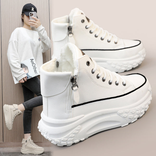 Zapatos Deportivos de Terciopelo para Mujer - Cómodos y Cálidos