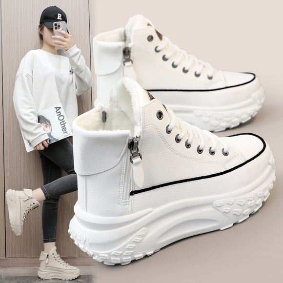 Zapatos Deportivos de Terciopelo para Mujer - Cómodos y Cálidos
