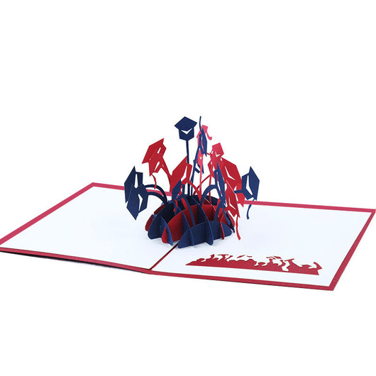 Tarjeta de Felicitación 3D Desplegable para Graduación - Image 6