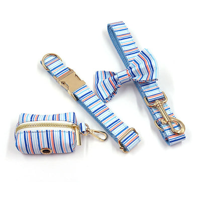 Set de Arnés Pecho y Espalda con Estampado Rayas + Bolsas Desechables para Mascotas - Image 16