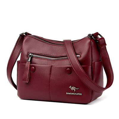 Bolso de Cuero Suave para Mamá - Diseño Minimalista y Versátil - Image 7