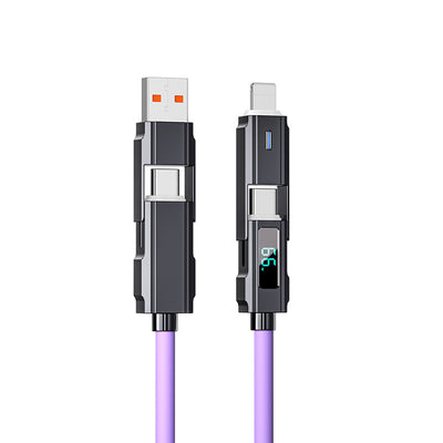Cable USB-C 4 en 1 con Pantalla Digital y Carga Rápida PD - Image 9